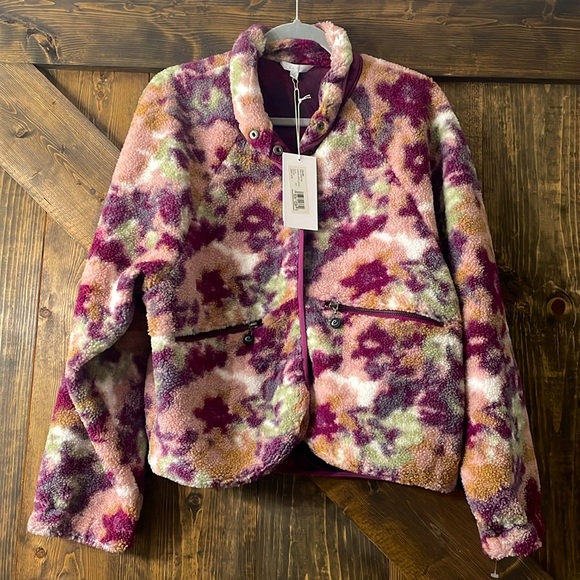 JOHNNY WAS Calme Printed Fleece Jacket - Picture 3 of 13